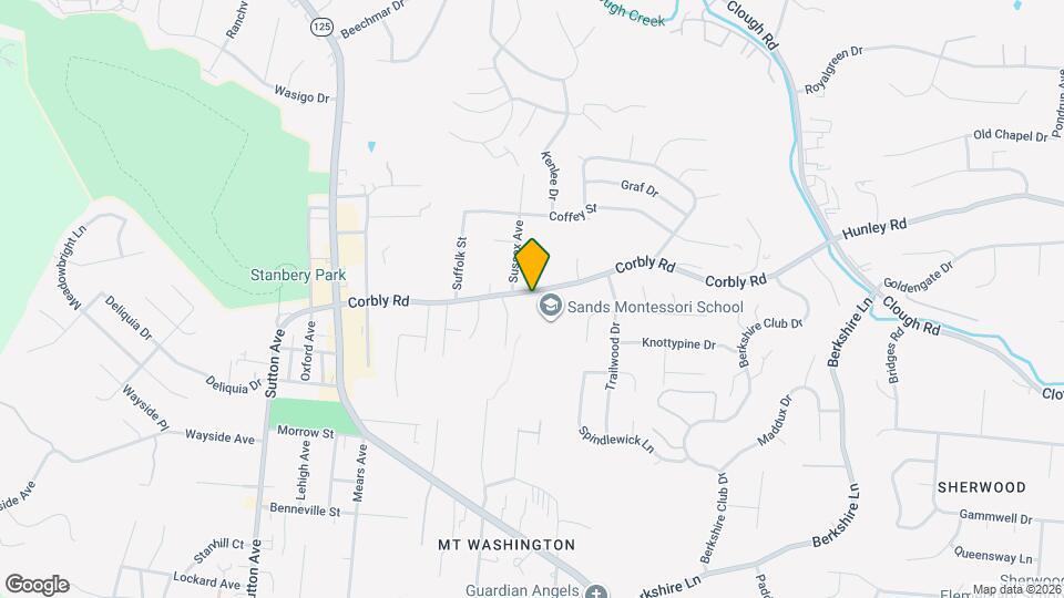 Corbly Trace Mapa y Detalles de la Ubicación