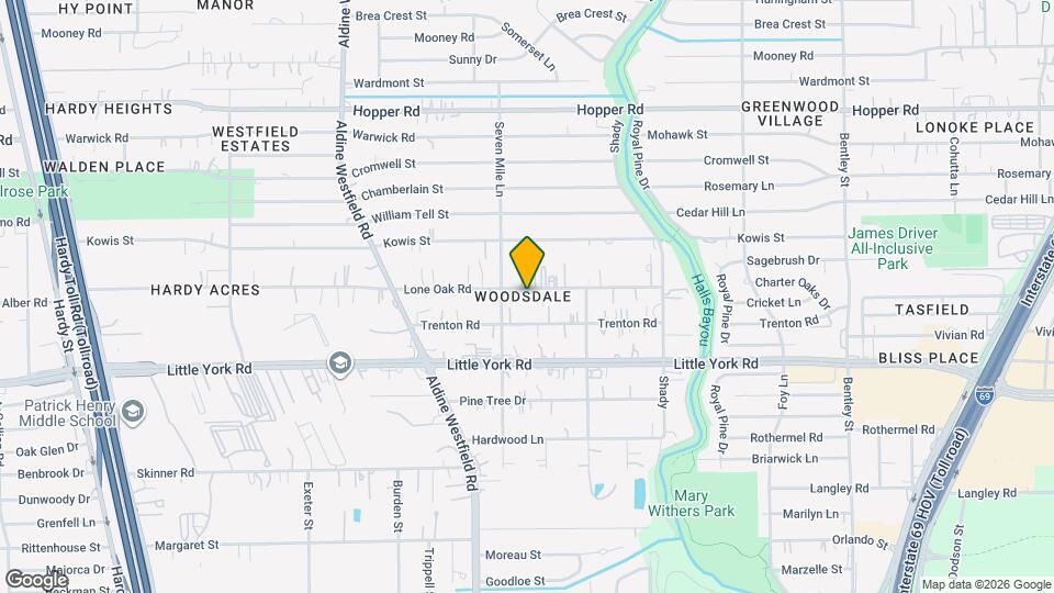 2422 Lone Oak Rd Map and Location Details