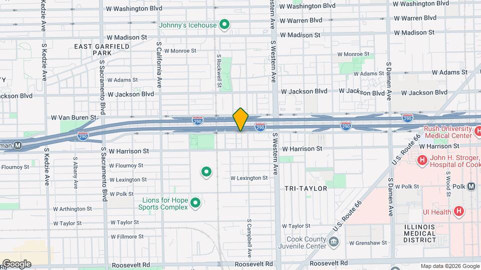2513 W Congress Pkwy Map and Location Details