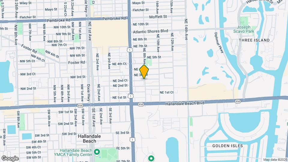 211 NE 8th Ave, Unit 102TURFCONDO Map and Location Details