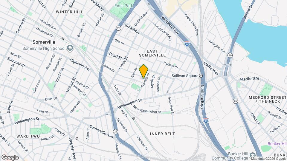 53 Franklin St, Unit S Map and Location Details