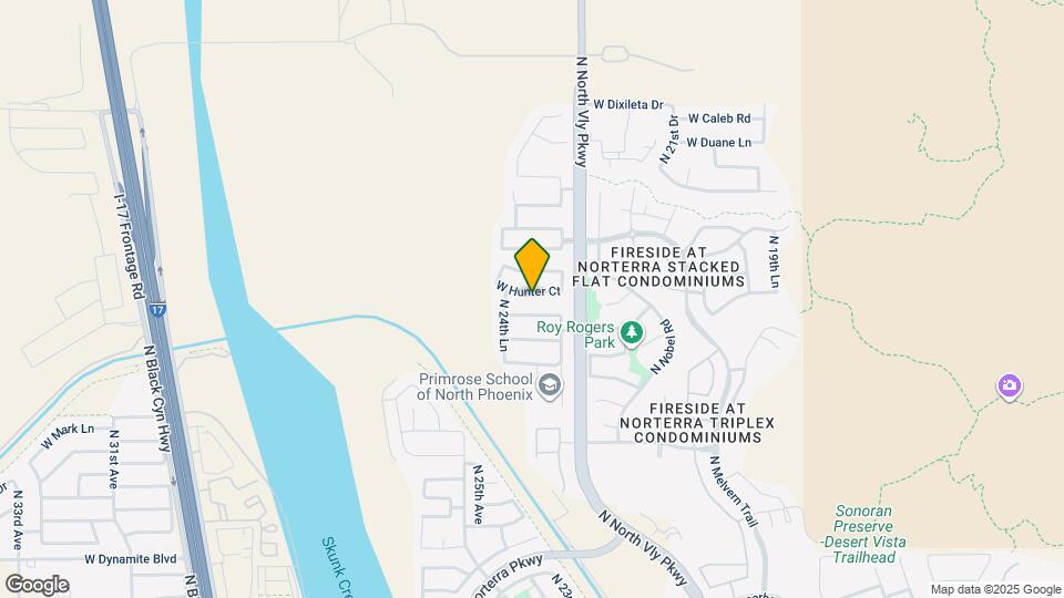 2343 W Hunter Ct Map and Location Details