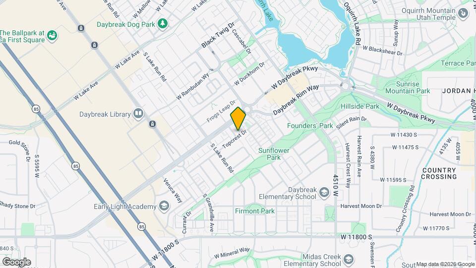11431 S Lake Falls Rd Map and Location Details
