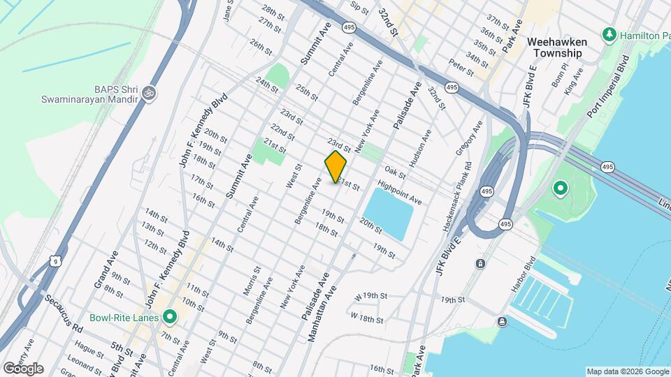 2015 New York Ave Mapa y Detalles de la Ubicación