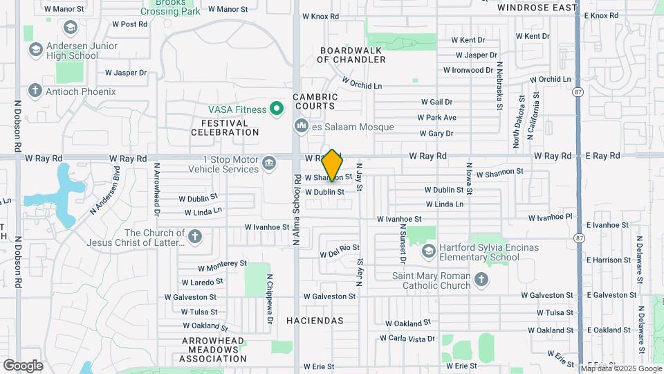 856 W Dublin St Map and Location Details
