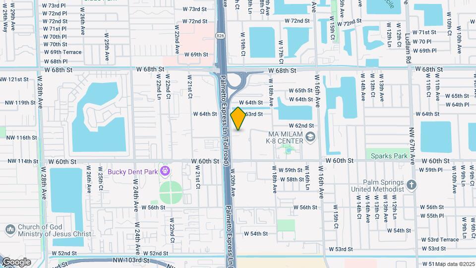 6175 W 20th Ave Mapa y Detalles de la Ubicación