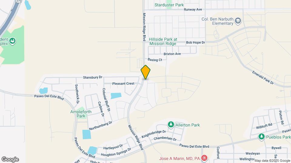 869 Eastwell Dr Map and Location Details