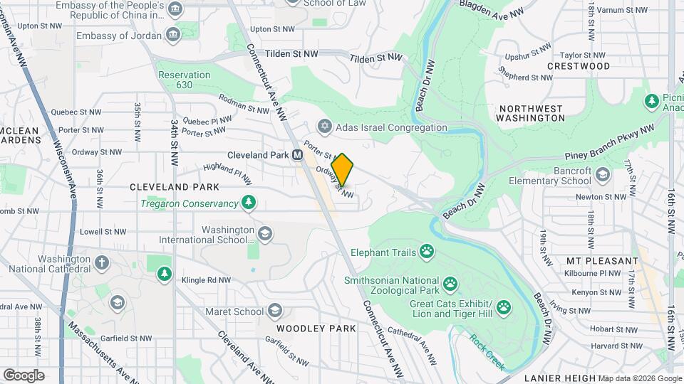 2727 Ordway St NW Map and Location Details