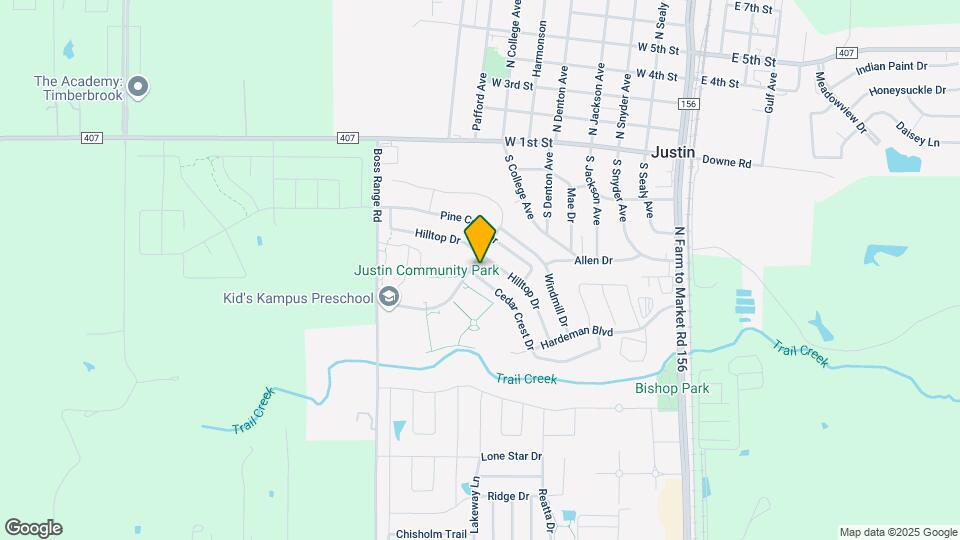 248 Cedar Crest Dr Map and Location Details