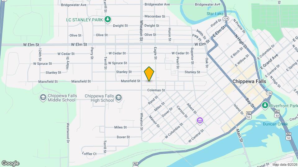 721 Mansfield St Chippewa Falls WI Apartments and Nearby Chippewa Falls