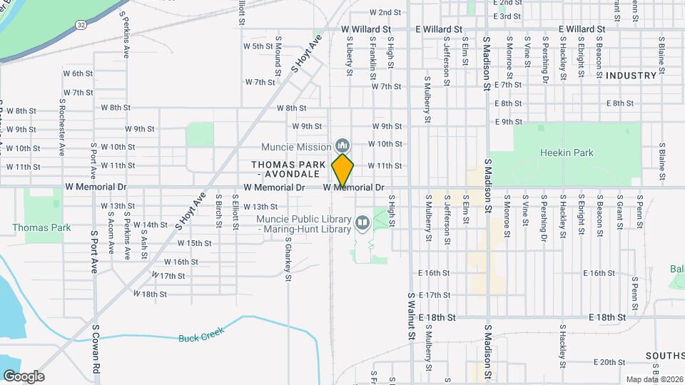 409 W Memorial Dr Map and Location Details