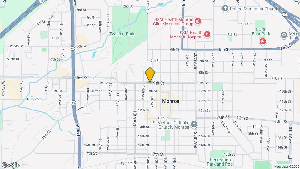 1420 9th St Map and Location Details