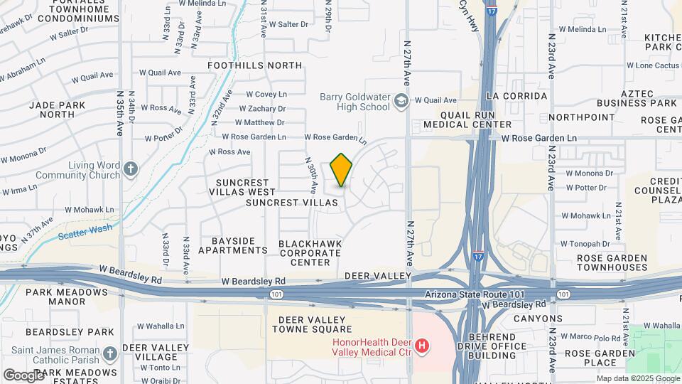 2902 W Irma Ln Map and Location Details