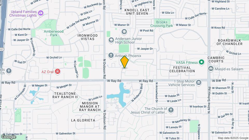 1070 N Villas Ln Map and Location Details