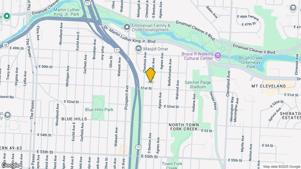 5038 S Benton Ave Map and Location Details