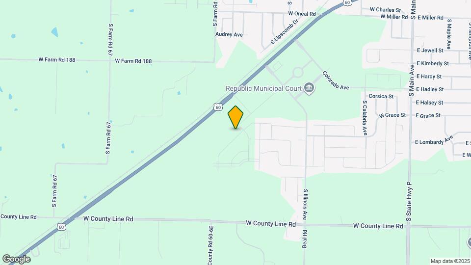 1243 Choctaw Rd Map and Location Details