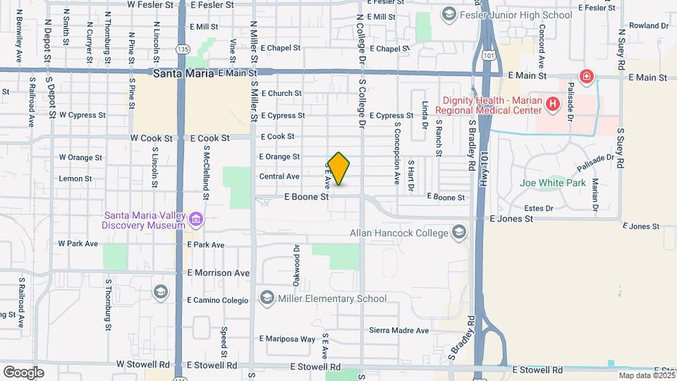 713 E Boone St, Unit A Mapa y Detalles de la Ubicación