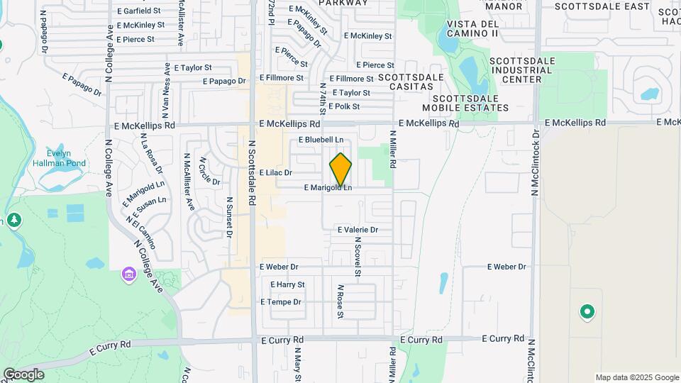 1125 E Marigold Ln Mapa y Detalles de la Ubicación