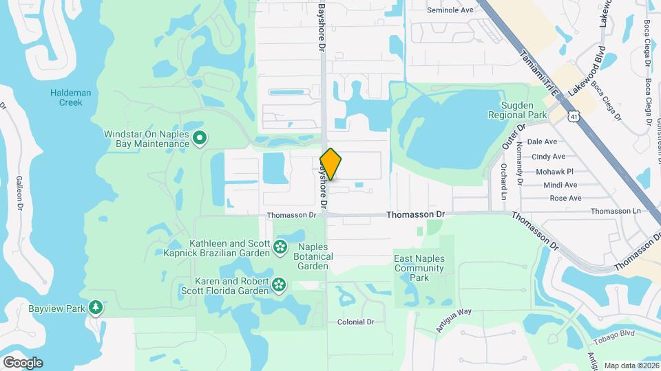 4611 Bayshore Dr Map and Location Details