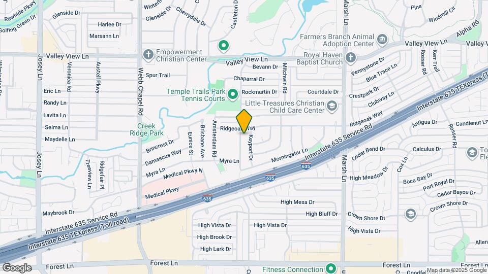 12622 Templeton Trail Map and Location Details