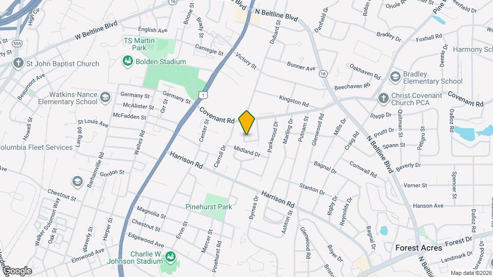 1490 Cameron St Mapa y Detalles de la Ubicación