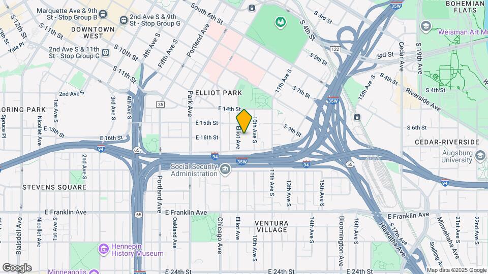 1525 Elliot Ave, Unit 1 Map and Location Details