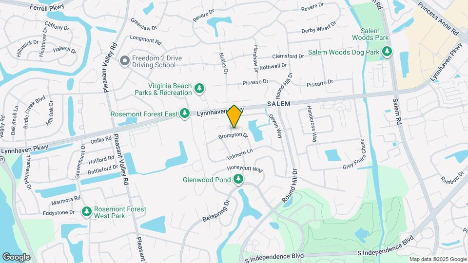 4732 Brompton Dr Map and Location Details