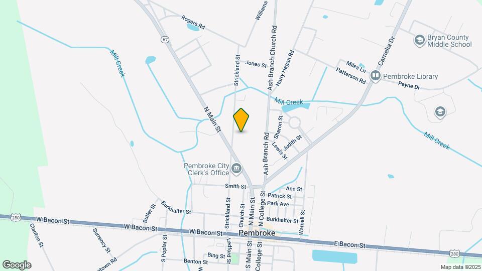 502 Strickland St Map and Location Details