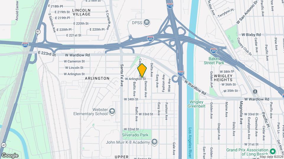 3570 Caspian Ave Mapa y Detalles de la Ubicación