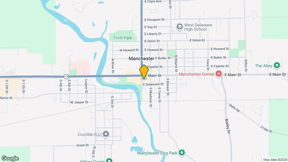 114 S Franklin St Map and Location Details