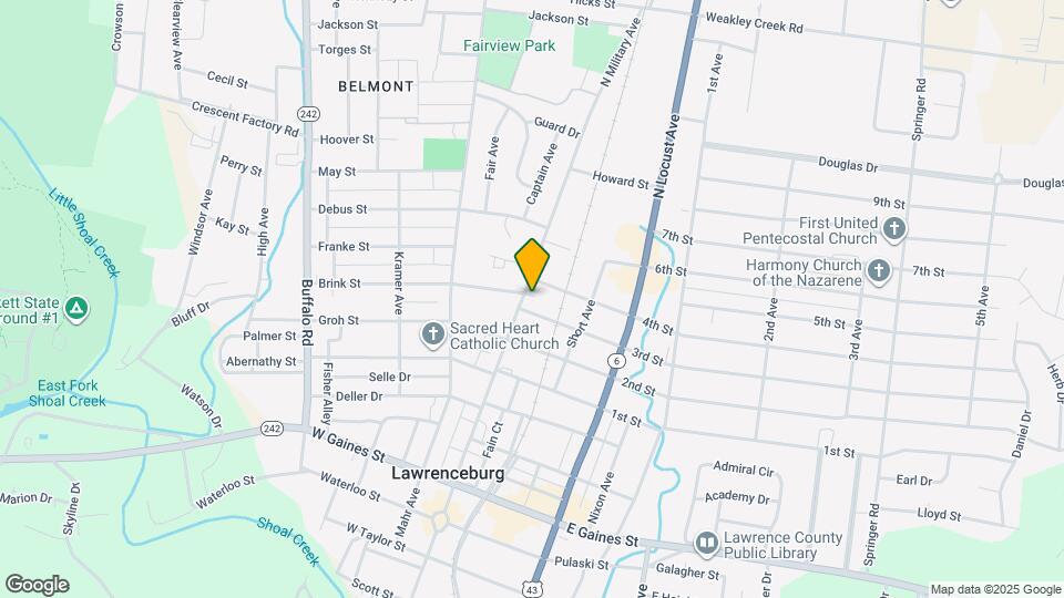 610 N Military Ave Map and Location Details