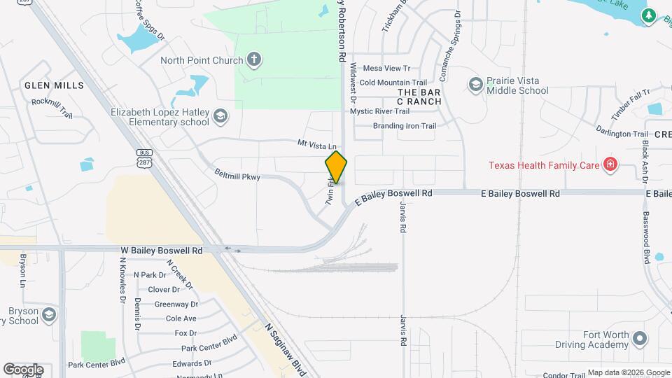 1444 Twin Frks Dr Map and Location Details