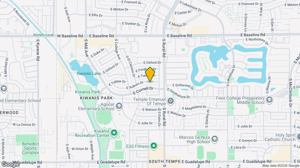 703 E Auburn Dr Map and Location Details