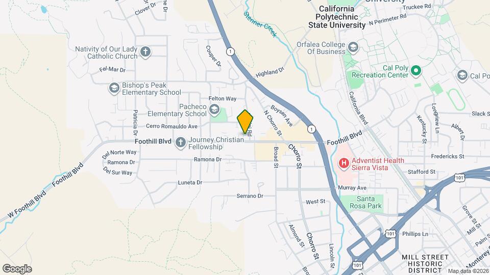 690 Foothill Blvd Map and Location Details