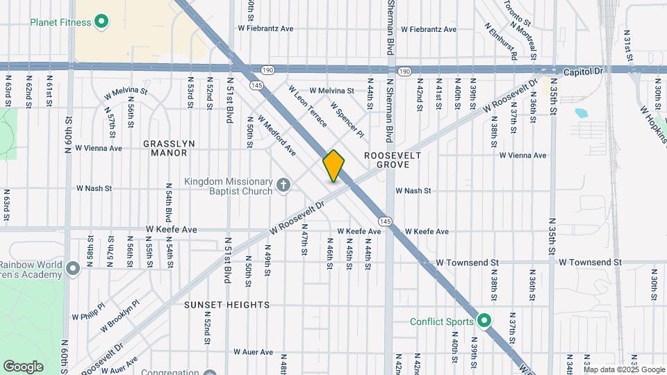 4520-4532 W Roosevelt Dr Map and Location Details