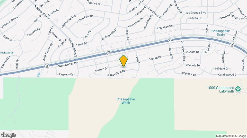 2891 Cumberland Dr Mapa y Detalles de la Ubicación