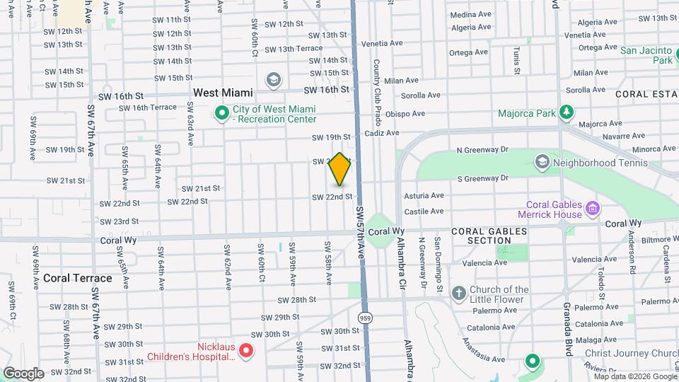 2194 SW 57th Ct Map and Location Details