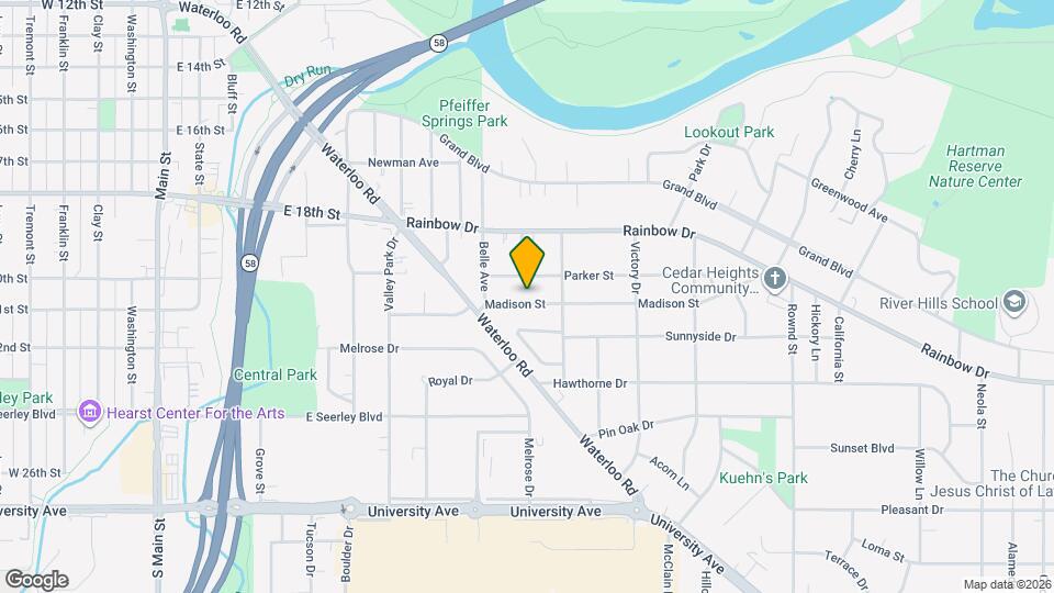 1204 Madison St Map and Location Details