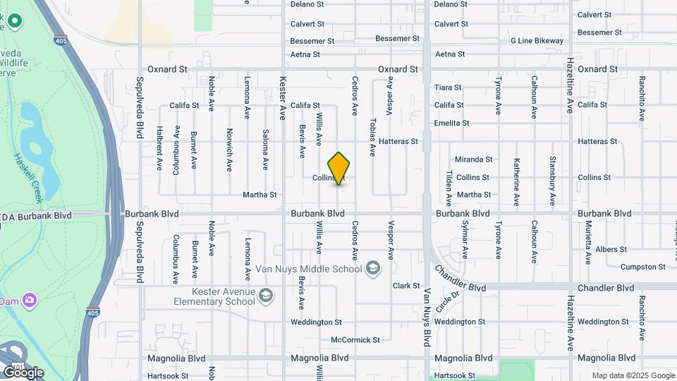 5636 Natick Ave Map and Location Details