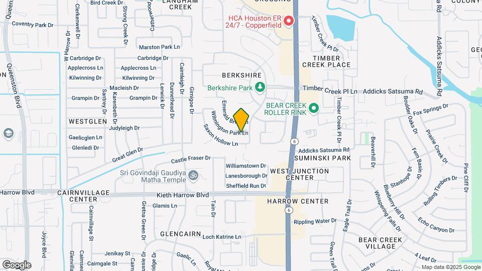15915 Wilmington Park Ln Map and Location Details