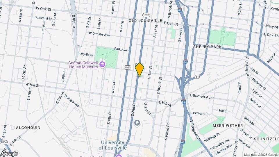 1417 S 2nd St Map and Location Details