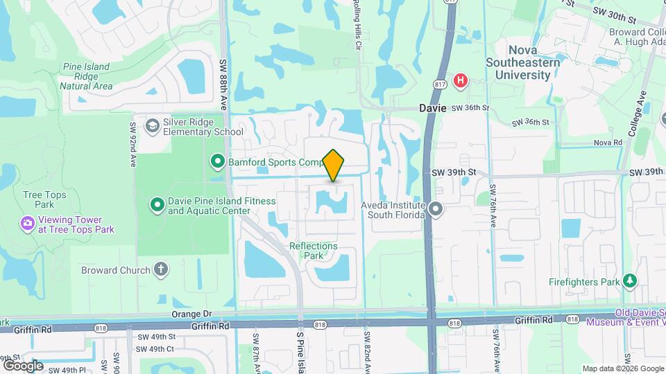 8320 SW 39th Ct Map and Location Details