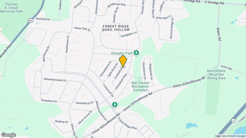 5490 Corkhill Dr Mapa y Detalles de la Ubicación