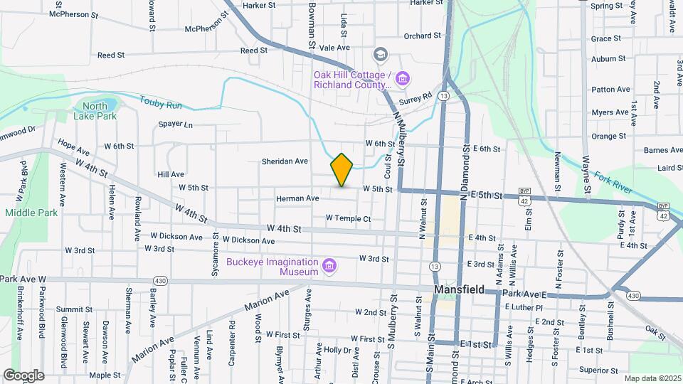 159 W 5th St Map and Location Details