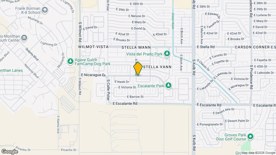 6704 E Nicaragua Dr Map and Location Details