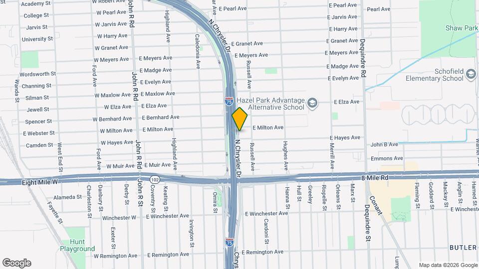 963 E Hayes Ave Map and Location Details