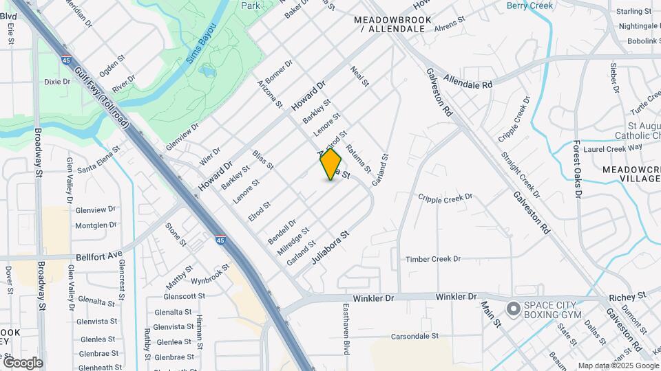 8145 Bendell Dr-Unit -B Map and Location Details