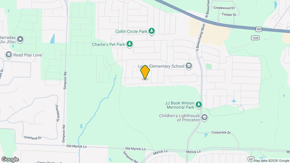 1208 Sequoia Ln Map and Location Details