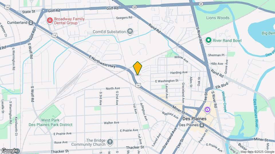 390 Western Ave Map and Location Details