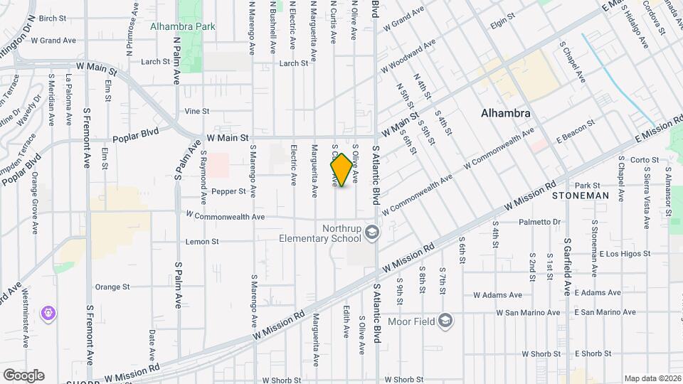 210 S Curtis Ave Map and Location Details
